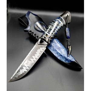 ФЙОРД ніж ручної роботи Павла Гончаренка, сталь - к110 в обкладках з к110 через багатошаровий нікель, 61 HRC. Photo 2